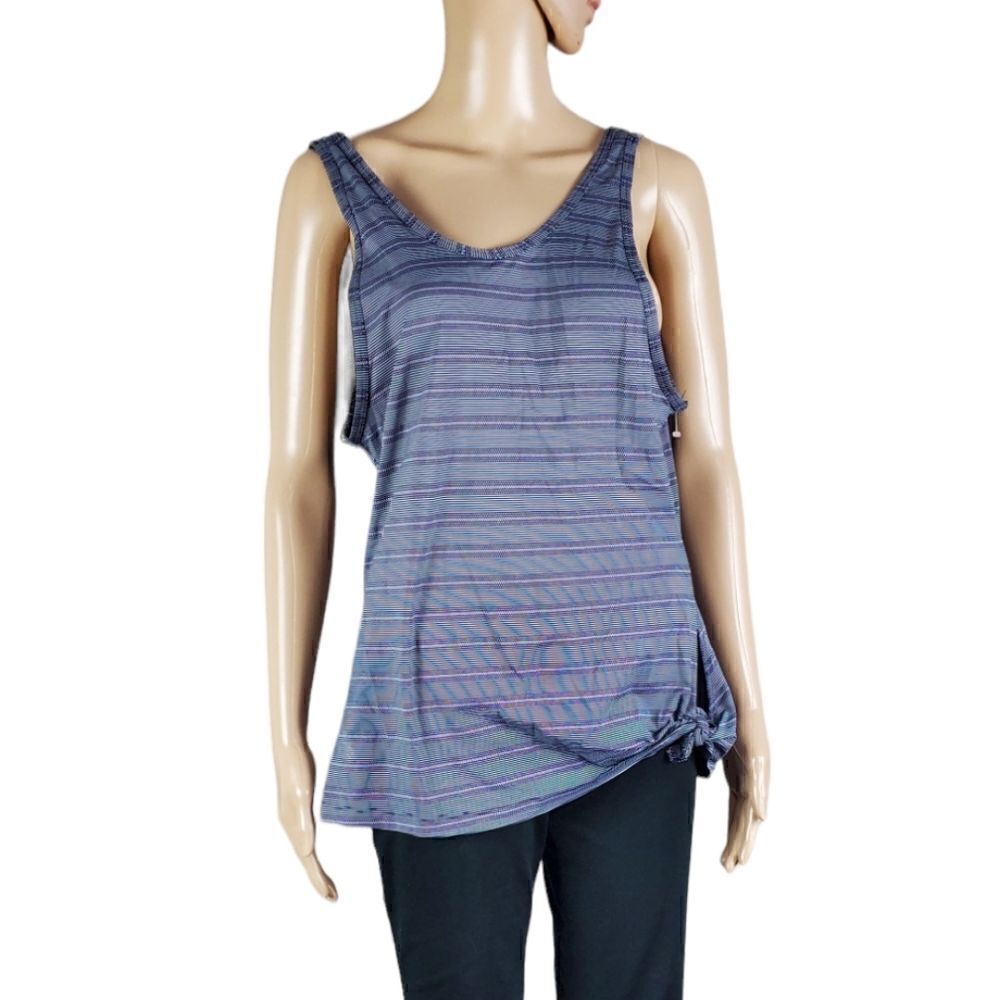 Athleta Navy Blue Athletic Tank Top